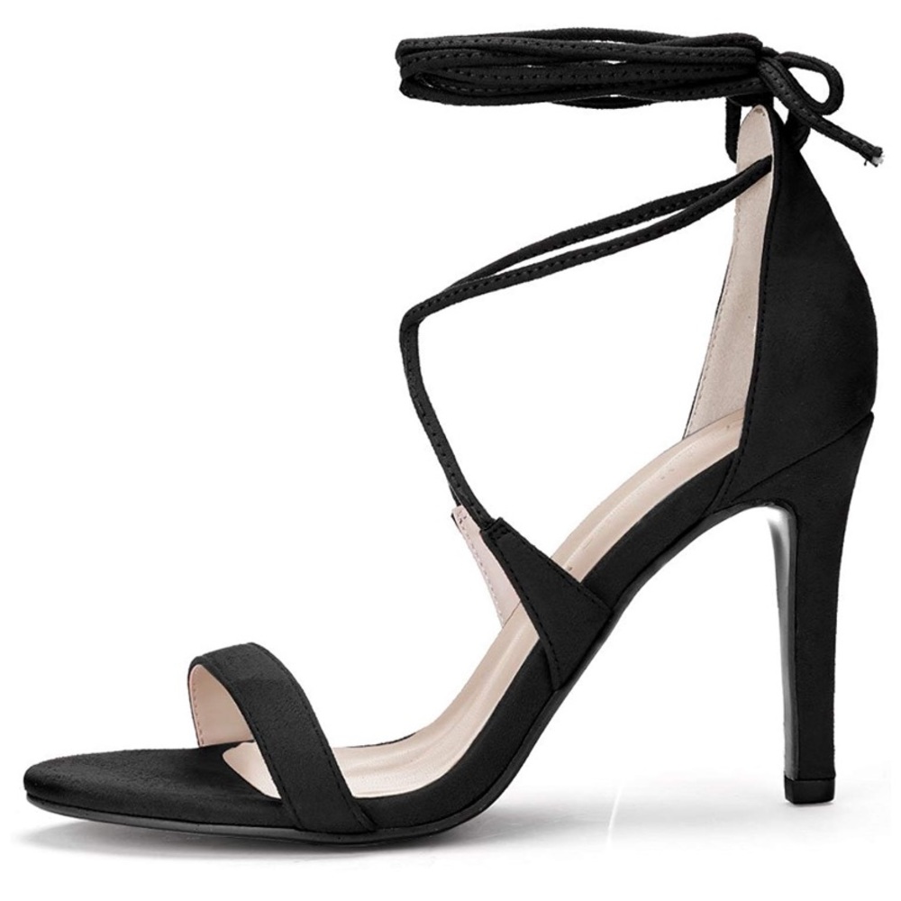 Black Strappy Heels
